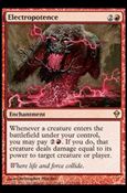 Magic The Gathering: Zendikar (Base Set) card 122 Electropotence