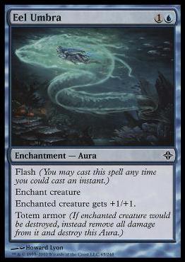 Magic the Gathering: Rise of the Eldrazi (Base Set) card 65 Eel Umbra