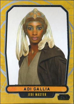 Star Wars Galactic Files (Base Set) card 26 Adi Gallia Jedi Master