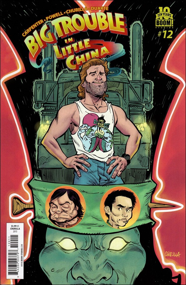 Big Trouble in Little China issue 12 Brian Churilla Cover