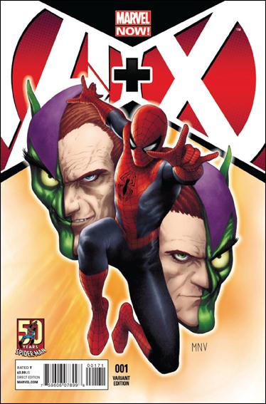 A+X issue 1-F Steve McNiven "Spider-Man 50th Anniversary" Cover