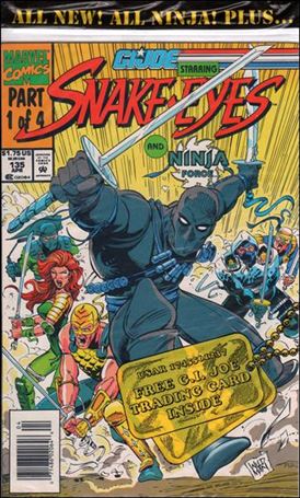 G.I. Joe: A Real American Hero issue 135 Polybagged with Trading Card