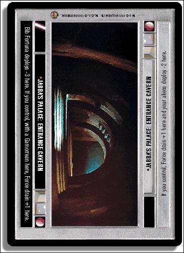 Star Wars: Jabba's Palace Limited (Base Set) card 75 Jabba's Palace: Entrance Cavern
