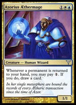 Magic the Gathering: Dissension (Base Set) card 104 Azorius Æthermage