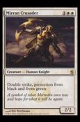 Magic the Gathering: Mirrodin Besieged (Base Set) card 14 Mirran Crusader