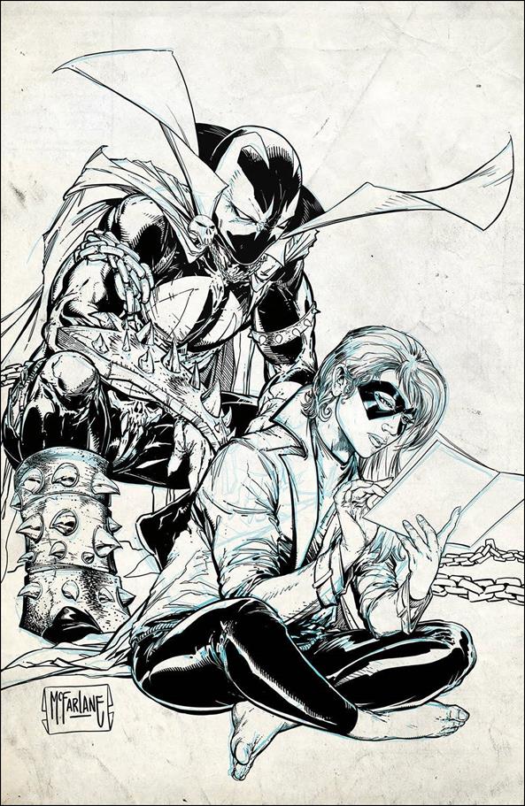 Crossover (2020) issue 3-G Todd McFarlane 1:100 Black & White Virgin Cover