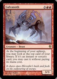 Magic the Gathering: Duel Decks: Izzet vs. Golgari (Base Set) card 10 Galvanoth
