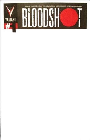 Blank Cover Con Exclusive - Bloodshot / Archer and Armstrong issue 1 Flipbook with Archer & Armstrong #1 Blank Cover