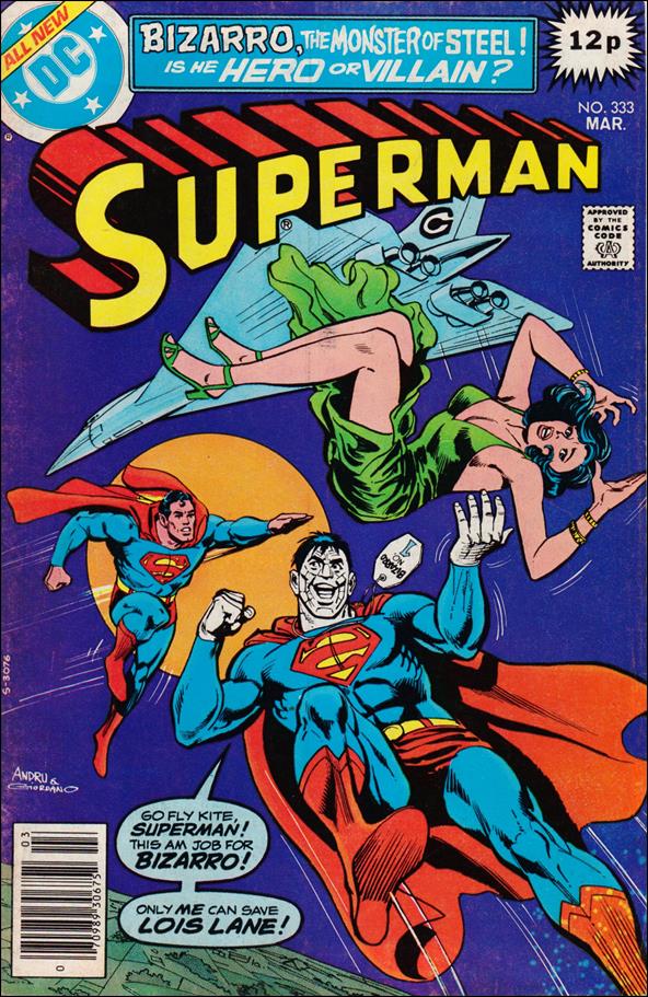 Superman (1939) issue 333-B UK Price Cover