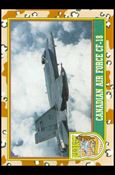 Desert Storm: Series 1 (Base Set) card 17 Canadian Air Force CF-18