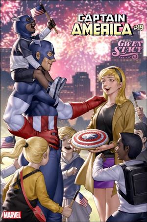 Captain America (2018) issue 19-B Jung-Geun Yoon Gwen Stacy 2020 Cover