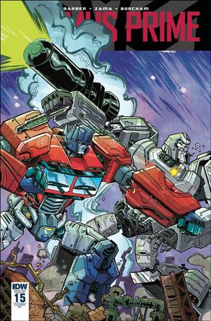 Optimus Prime issue 15-C Brendan Cahill 1:10 Cover