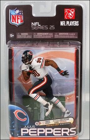 NFL (Series 25) figure 5-B Julius Peppers  (White Jersey) 1/1000