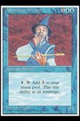 Magic the Gathering: 4th Edition (Base Set) card 61 Apprentice Wizard