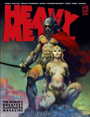 Heavy Metal (2025) issue 1-B Frank Frazetta Cover