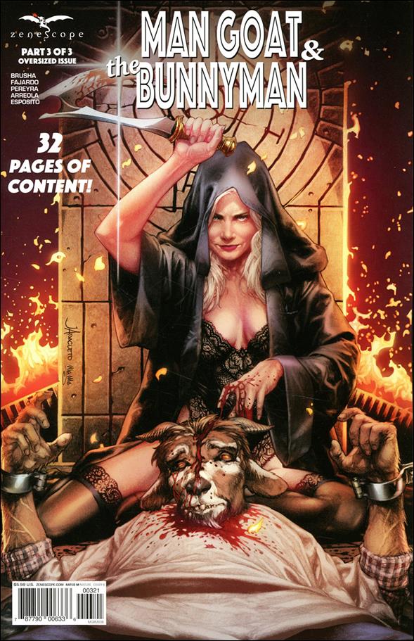 Man Goat & the Bunnyman issue 3-B Jay Anacleto Cover