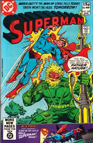 Superman (1939) issue 358-B UK Price Cover