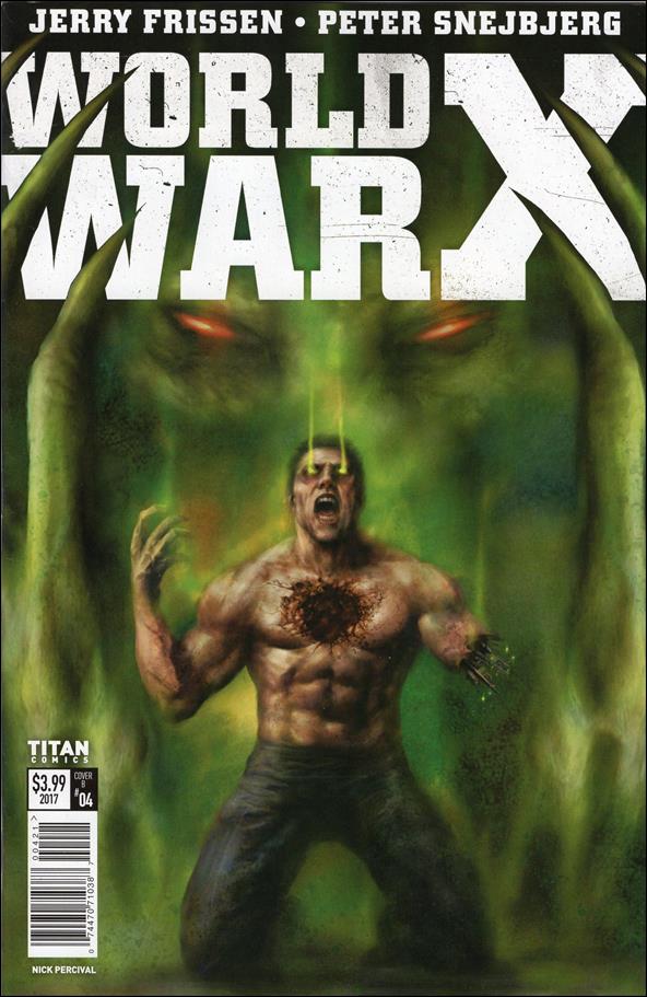 World War X issue 4-B Nick Percival Cover