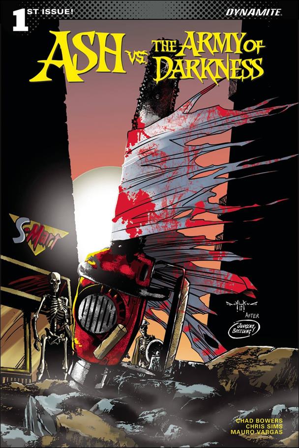 Ash vs. the Army of Darkness issue 1-D Pasquale Qualano "Superman #75" Homage Cover