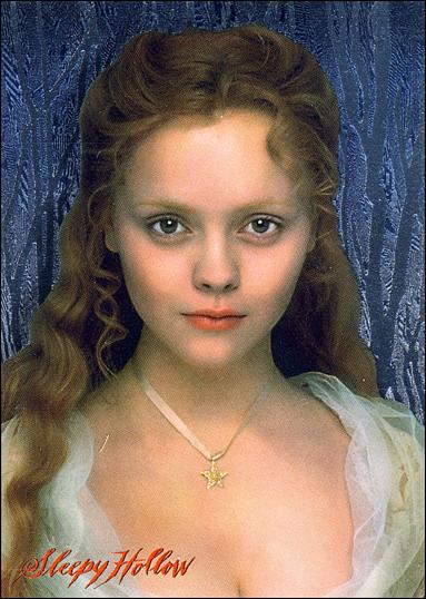 Sleepy Hollow (Movie) ("Heads Will Roll" Foil Character Card Subset) card CC5 Christina Ricci as Katrina