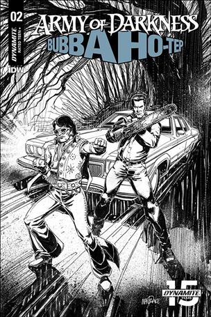 Army of Darkness/Bubba Ho-Tep issue 2-F Tom Mandrake 1:30 Black & White Cover