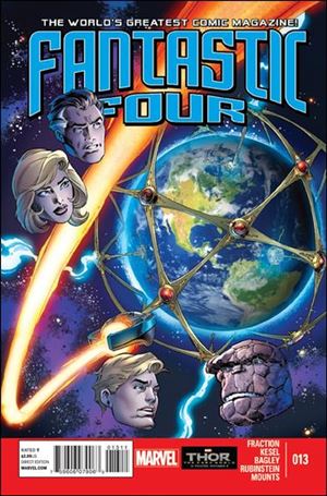 Fantastic Four (2013) issue 13 Mark Bagley Cover