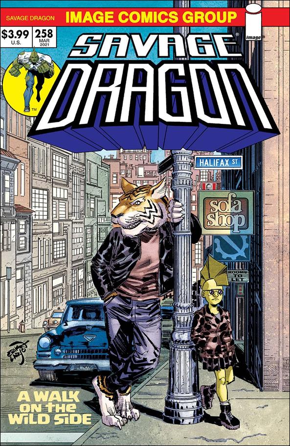 Savage Dragon (1993) issue 258-B Retro Trade Dress Cover