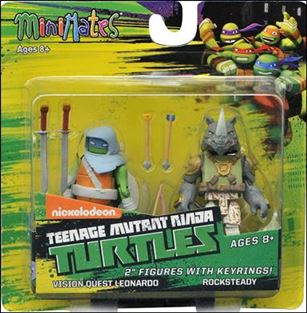 Teenage Mutant Ninja Turtles Minimates (2-Packs) figure 12 Vision Quest Leonardo and Rocksteady