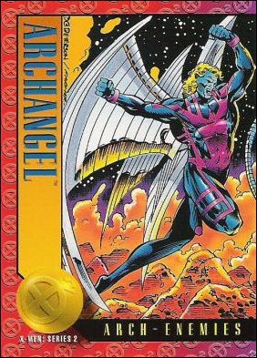 X-Men: Series 2 (Base Set) card 37 Archangel vs. Apocalypse