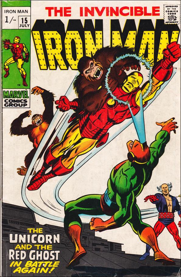 Iron Man (1968) issue 15-C UK Price Cover