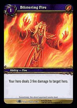 World of Warcraft: Through the Dark Portal (Base Set) card 46 Blistering Fire