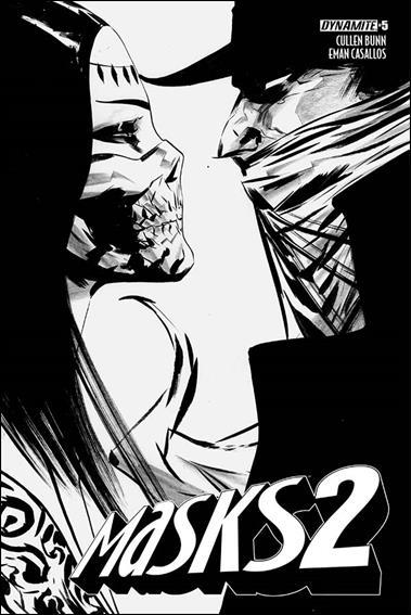 Masks 2 issue 5-F Jae Lee 1:20 Black & White Cover