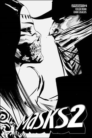 Masks 2 issue 5-F Jae Lee 1:20 Black & White Cover