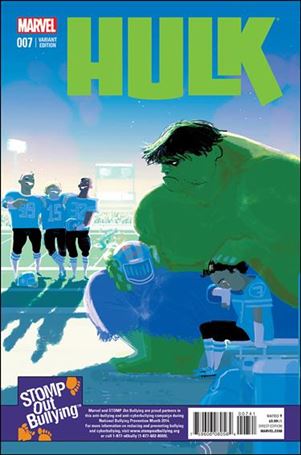 Hulk (2014) issue 7-C Pascal Campion 1:15 Stomp Out Bullying Cover