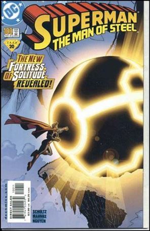 Superman: The Man of Steel issue 100 Gatefold Cover