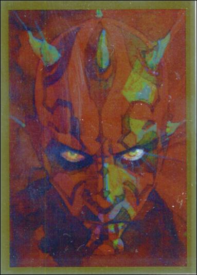Star Wars Galaxy: Series 7 (Foil Subset) card 10-B Darth Maul - Bronze Foil