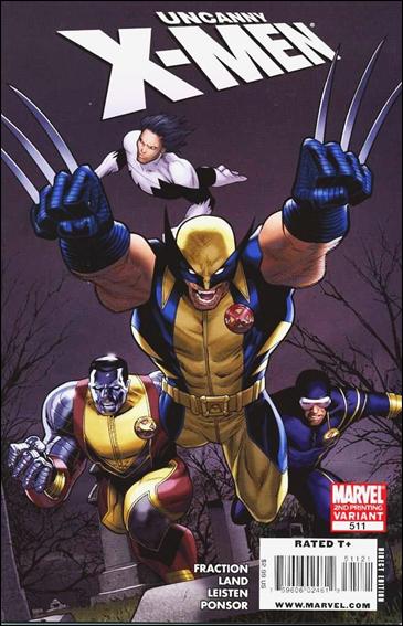 Uncanny X-Men (1981) issue 511-B Greg Land Cover (2nd Printing)