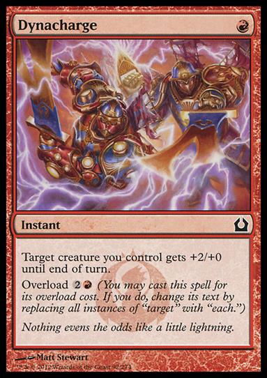 Magic the Gathering: Return to Ravnica (Base Set) card 92 Dynacharge