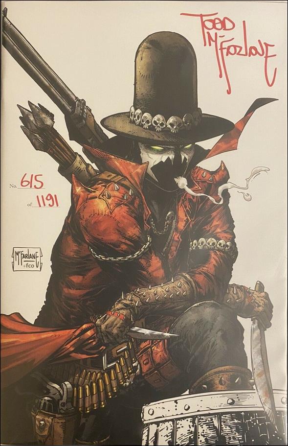 Gunslinger Spawn issue 1-I Todd McFarlane 1:250 White Cover (Signed) 1/1191