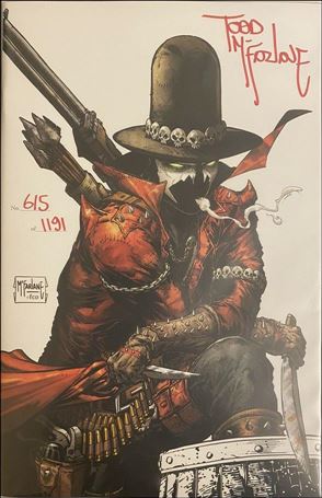 Gunslinger Spawn issue 1-I Todd McFarlane 1:250 White Cover (Signed) 1/1191