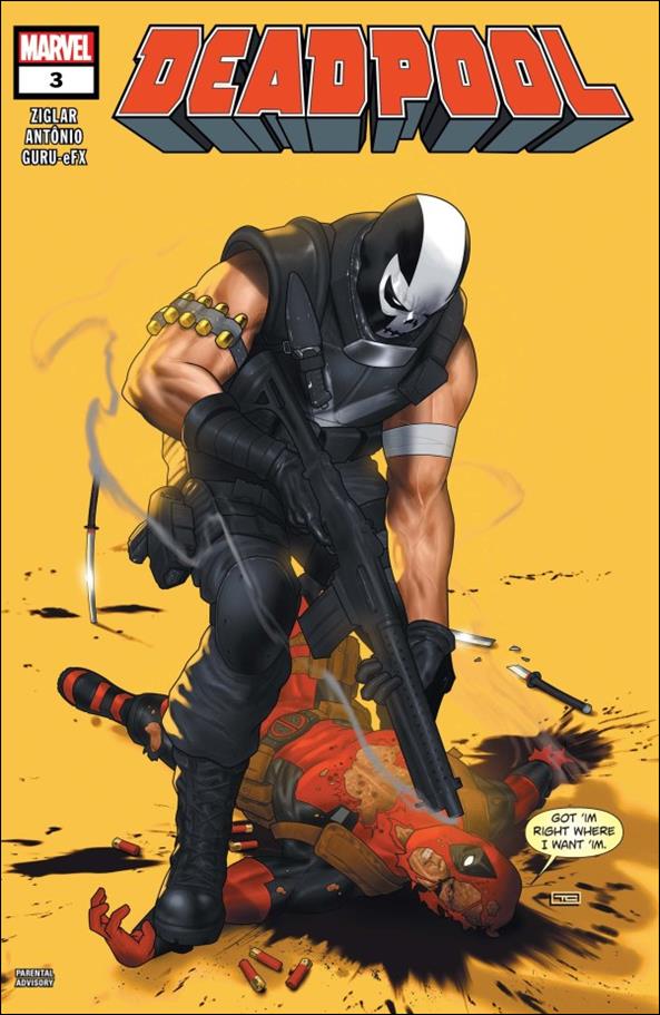 Deadpool (2024) issue 3 Taurin Clarke Cover