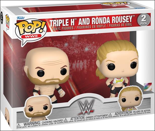 Pop! WWE Multi-Packs figure nn20 Triple H and Ronda Rousey