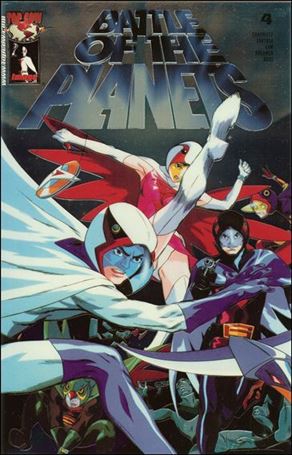 Battle of the Planets (2002) issue 4-C Embossed Chromium Wraparound Animation  Cover