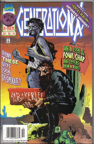 Generation X (1994) issue 20-B Newsstand Edition / Price Variant