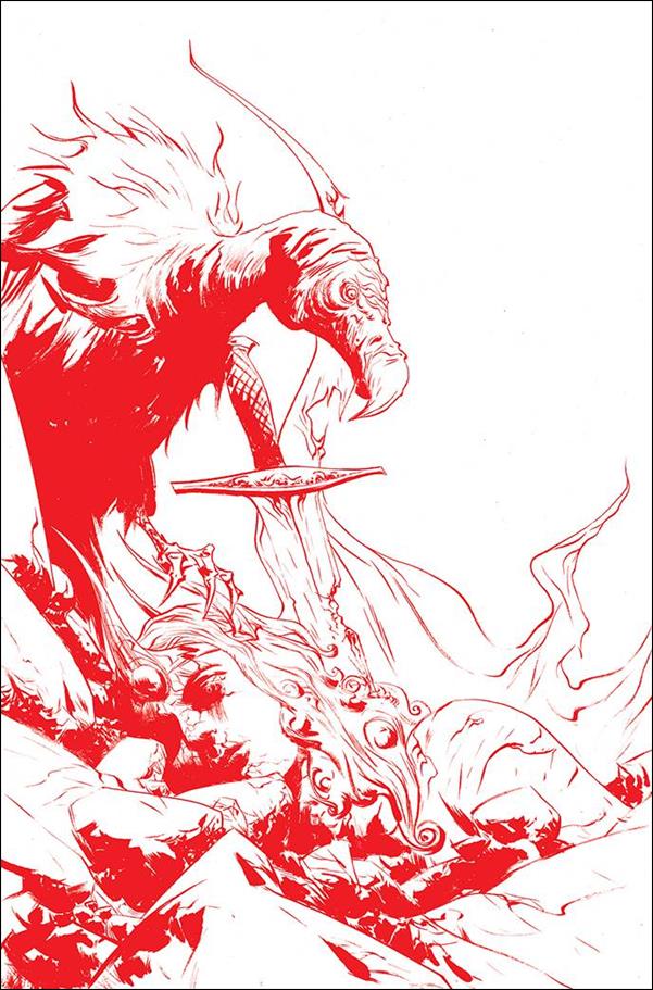 Red Sonja (2019) issue 25-G Jae Lee Red Line Art Virgin Cover
