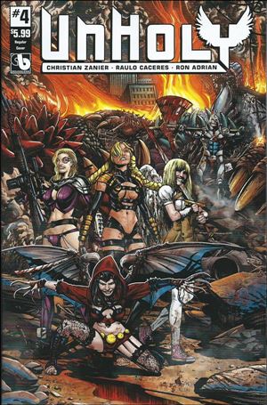 Unholy (2017) issue 4 Ignatio Calero Cover