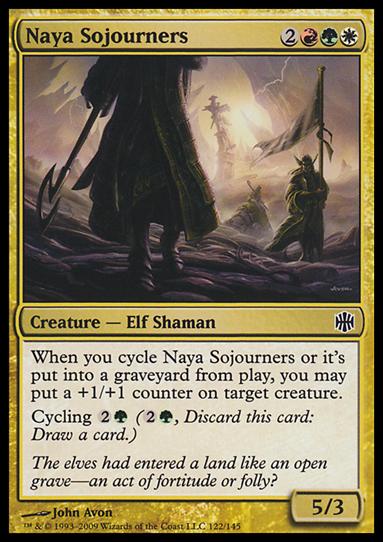 Magic The Gathering: Alara Reborn (Base Set) card 122 Naya Sojourners