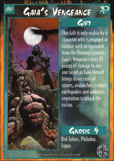Rage Limited (Base Set) card 99 Gaia's Vengeance