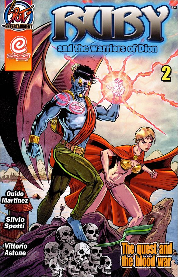 Ruby and the Warriors of Dion issue 2 Silvio Spotti "Villains" Cover
