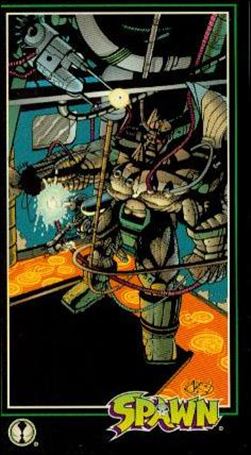 Spawn: Widevision (Base Set) card 129 Overkill Under Repair